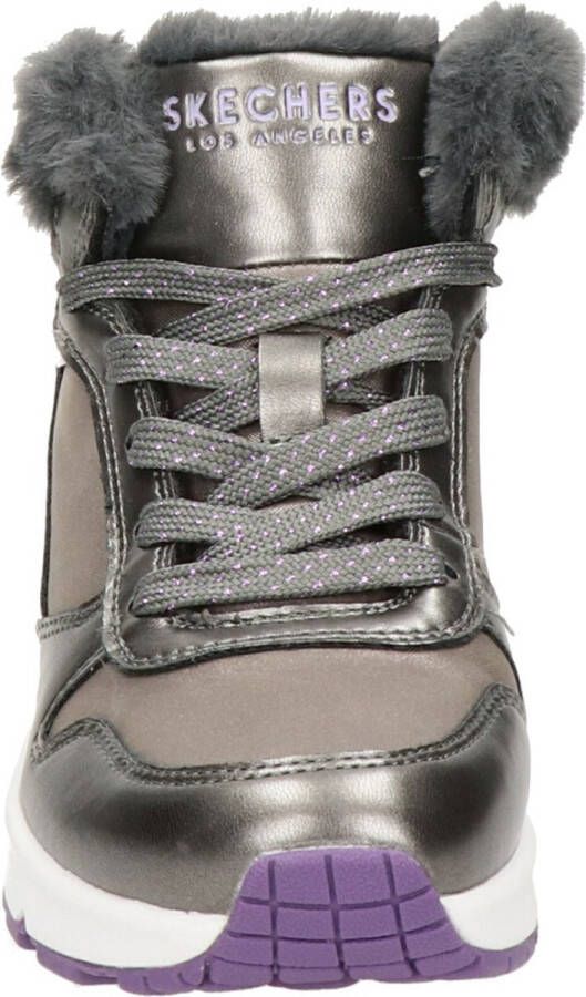 Skechers Uno Cozy On Air Sneakers Hoog zilver