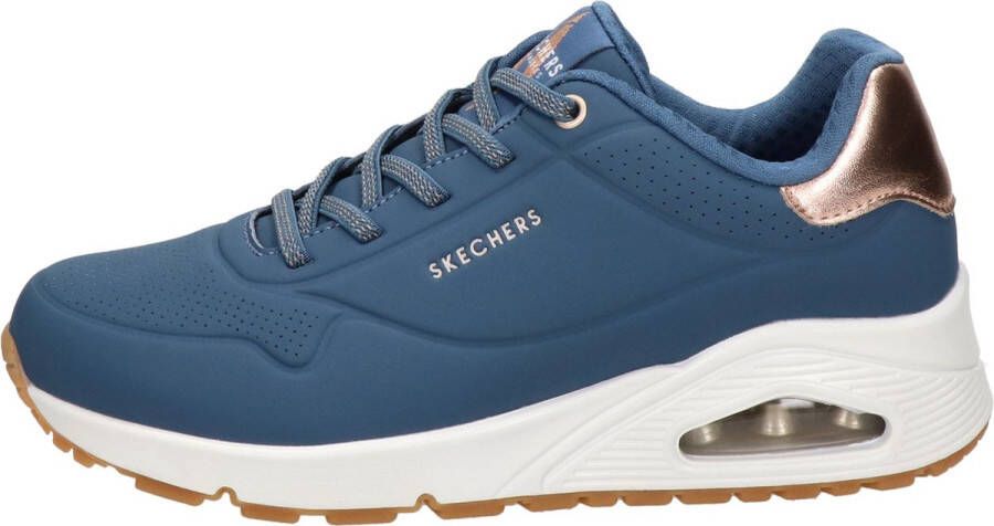 Skechers Uno dames sneaker Blauw