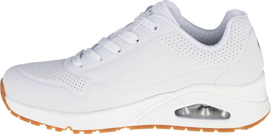 Skechers Sneakers Street Uno Stand on Air in eenvoudige look vrijetijdsschoen halfschoen veterschoen