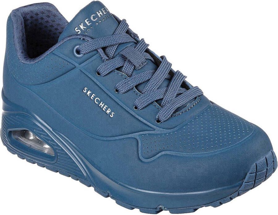 Skechers Uno Dames Sneakers Blauw