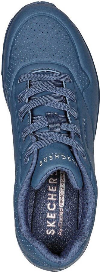 Skechers Uno Dames Sneakers Blauw