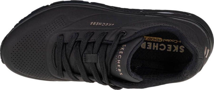 Skechers UNO Dames Sneakers Zwart