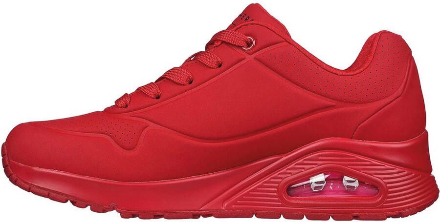 Skechers Uno Dripping Heart rood Synthetisch Dames