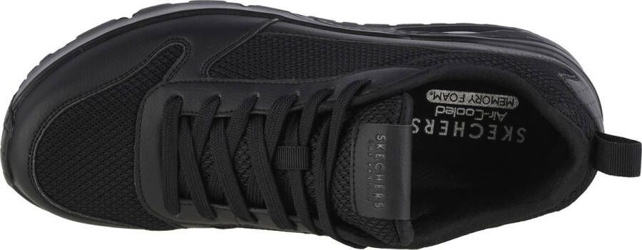 Skechers Uno Fastime 237016-BBK Mannen Zwart Sneakers