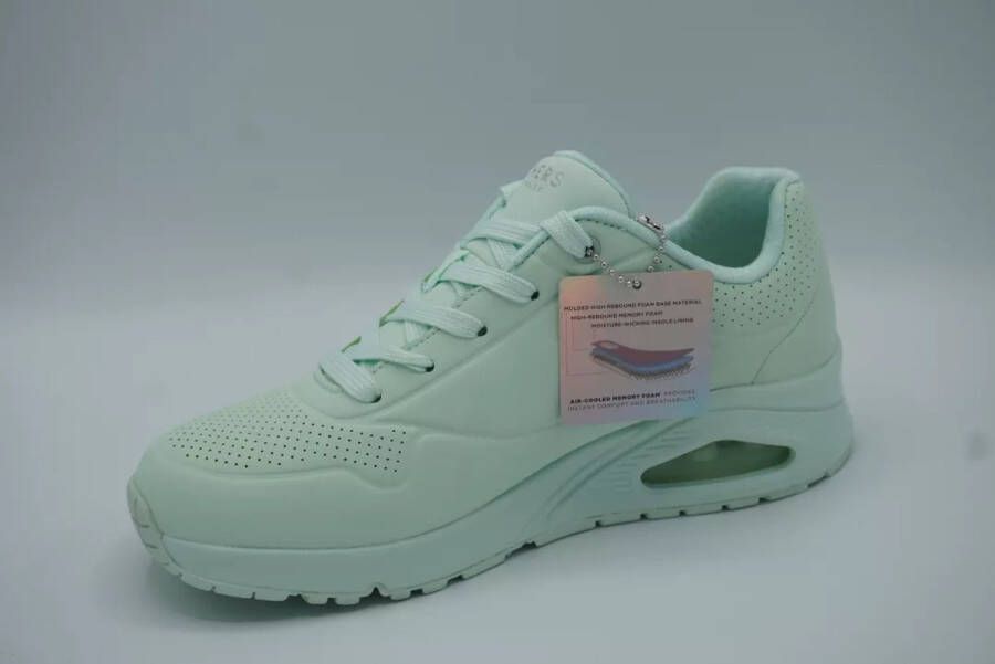 Skechers Uno-Frosty Kicks 155359 MNT Lichtgroen - Foto 13