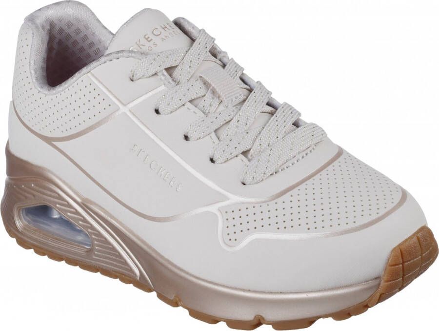 Skechers Uno Gen1-Cool Heels Meisjes Sneakers Beige