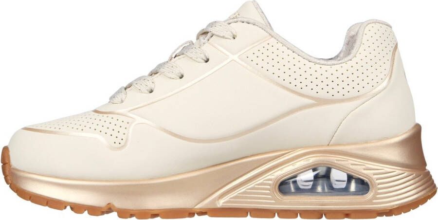 Skechers Uno Gen1-Cool Heels Meisjes Sneakers Beige