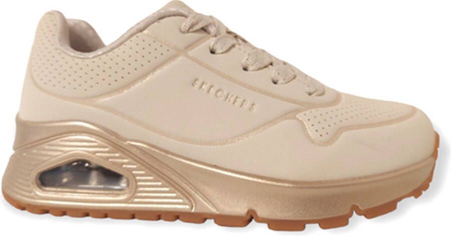 Skechers Uno Gen1-Cool Heels Meisjes Sneakers Beige