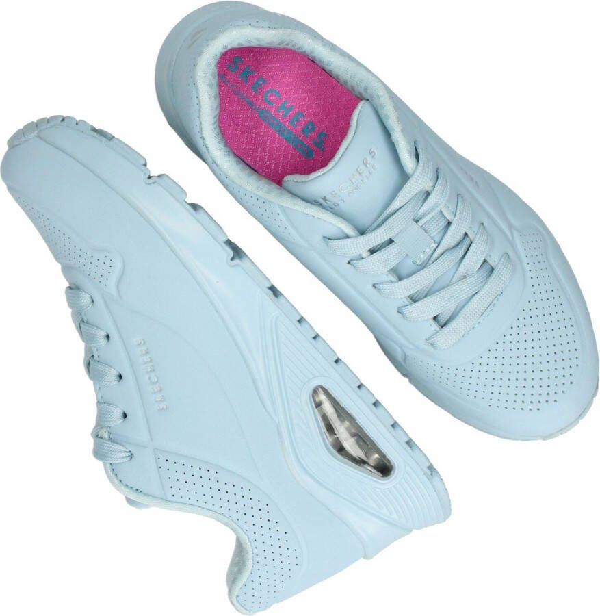 Skechers Uno Gen1 Frosty Kicks Meisjes Sneakers Lichtblauw