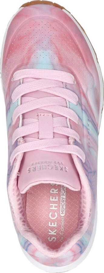 Skechers Uno Gen1 Marble Sneakers roze Synthetisch Dames