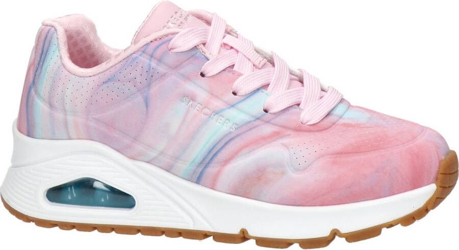 Skechers Uno Gen1 Marble Sneakers roze Synthetisch Dames