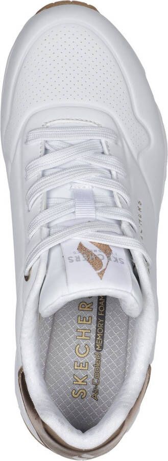 Skechers Uno Golden Air Dames Sneakers Wit