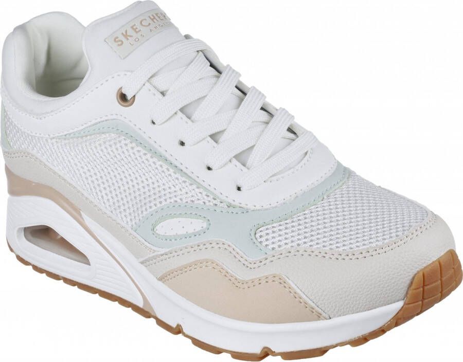 Skechers Uno Heel Hints Sneakers Laag wit