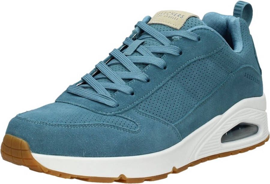 Skechers Uno Stand On Air sneakers blauw Suede Heren - Foto 4