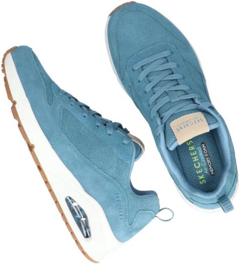 Skechers Uno Stand On Air sneakers blauw Suede Heren - Foto 13