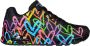 Skechers Lage Sneakers Highlight Love 177981 BKMT Black Multi - Thumbnail 47