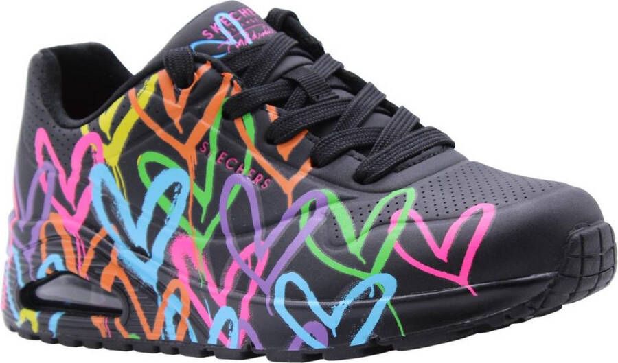 Skechers Uno Highlight Love Sneakers wit Dames