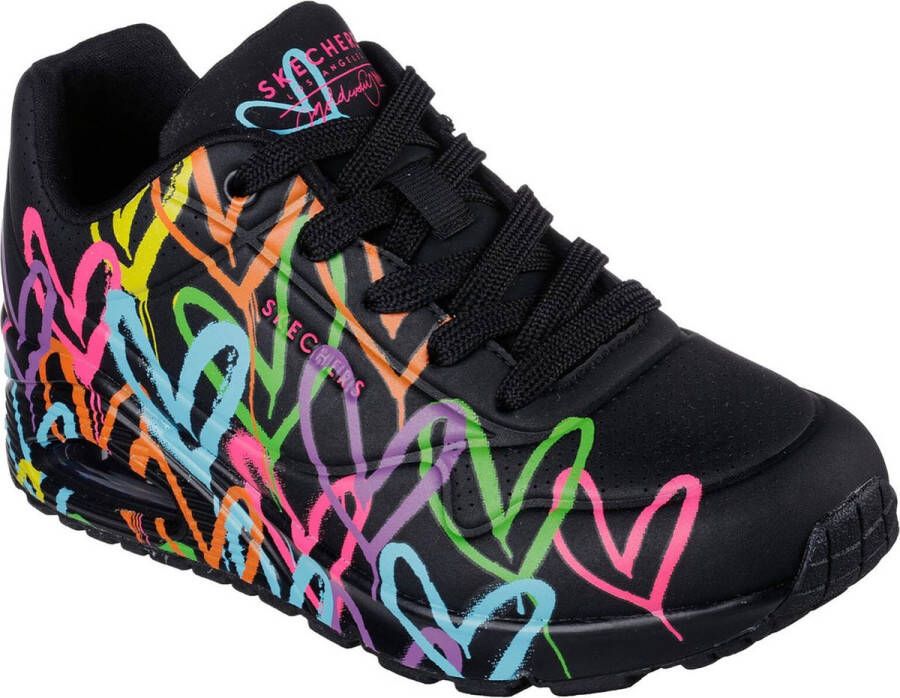 Skechers Uno Highlight Love Sneakers wit Dames