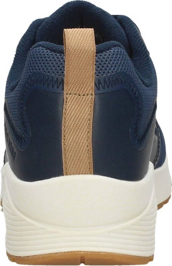 Skechers Uno Layover Heren Sneakers Donkerblauw