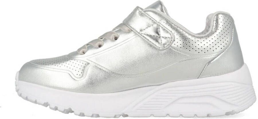 Skechers Uno Lite Chrome Steps Meisjes Sneakers Silver