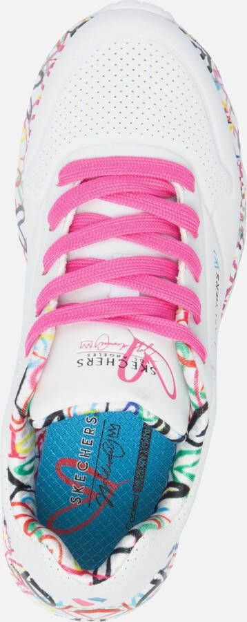 Skechers Uno Lite Meisjes Sneakers Wit Multicolour