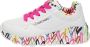 Skechers Uno Light sneakers wit multi Meisjes Imitatieleer Hartjes 32 - Thumbnail 9