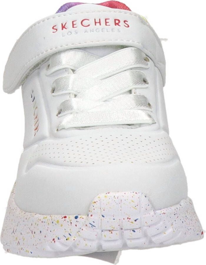 Skechers Uno Lite-Rainbow Specks Meisjes Sneakers White