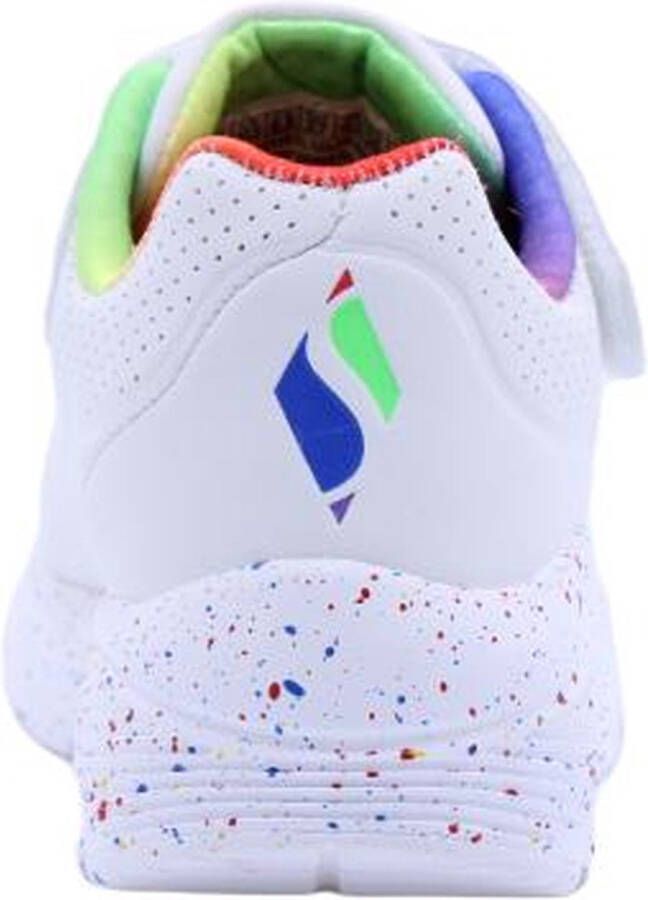 Skechers Uno Lite-Rainbow Specks Meisjes Sneakers White