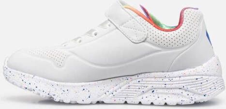 Skechers Uno Lite-Rainbow Specks Meisjes Sneakers White