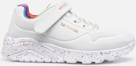 Skechers Uno Lite-Rainbow Specks Meisjes Sneakers White