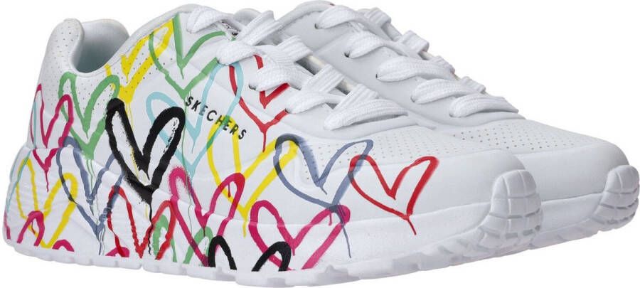 Skechers X JGoldcrown Uno Lite Sneaker Meisjes Wit multi Maat - Foto 8