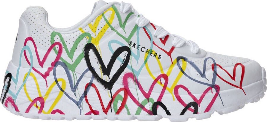 Skechers X JGoldcrown Uno Lite Sneaker Meisjes Wit multi Maat - Foto 9