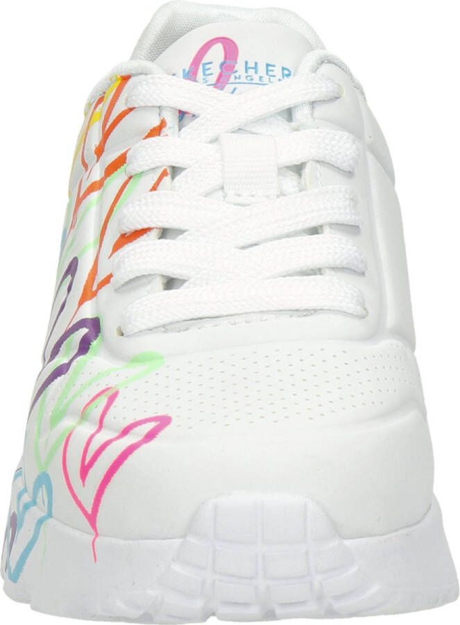 Skechers Uno Lite Spread The Love Meisjes Sneakers Wit Mutlicolour