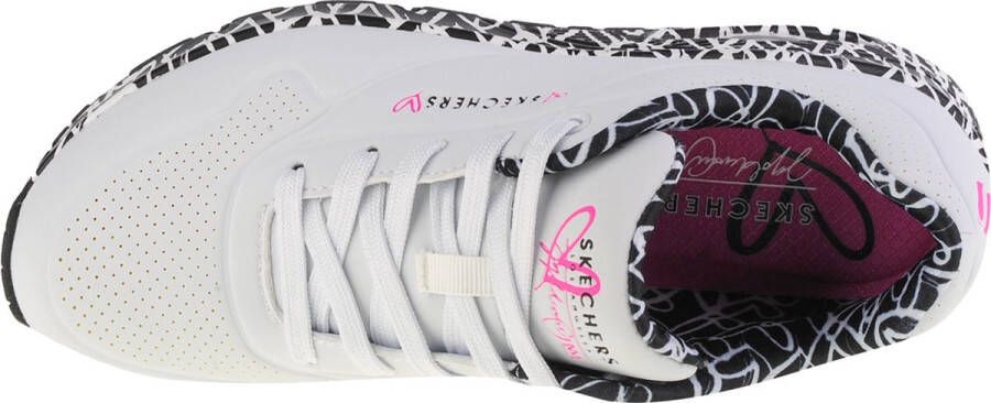 Skechers Uno Loving Love Dames Sneakers White