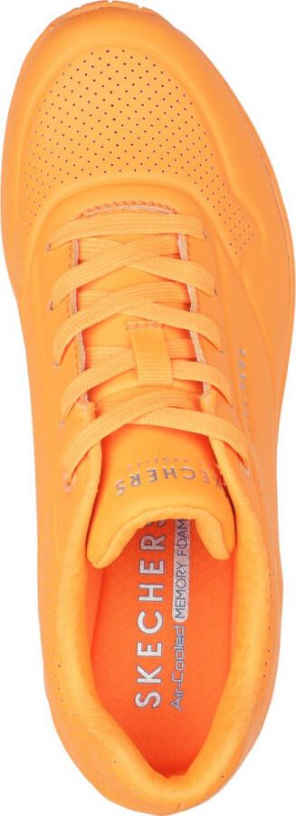 Skechers Uno Night Shades Dames Sneakers Oranje