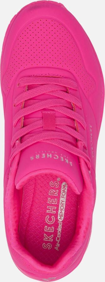 Skechers Uno Night Shades Dames Sneakers Roze