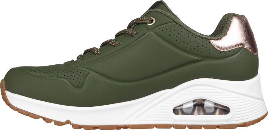 Skechers Uno Shimmer Away groen Synthetisch Dames