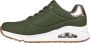 Skechers Uno Shimmer Away dames sneakers groen Extra comfort Memory Foam - Thumbnail 6