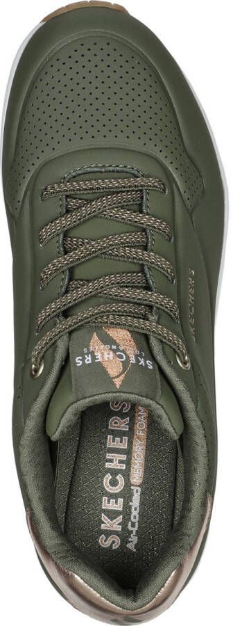 Skechers Uno Shimmer Away groen Synthetisch Dames