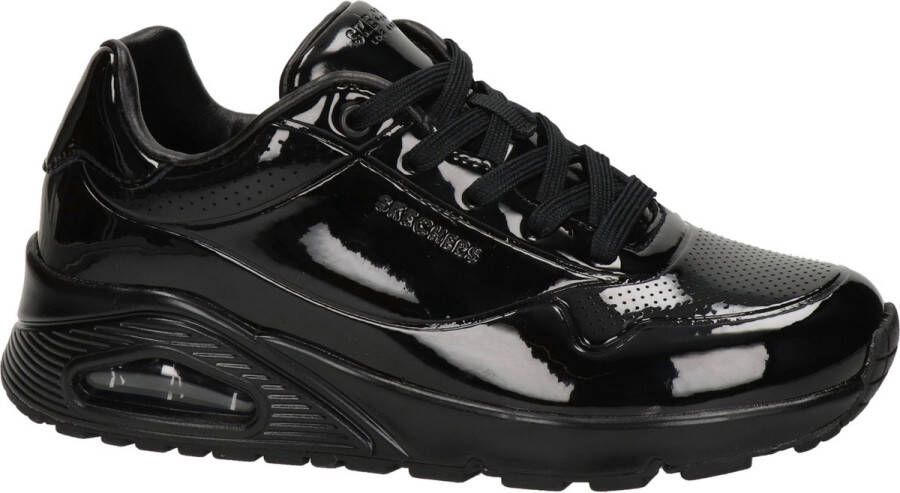 Skechers Uno Shiny One Dames Sneakers Zwart