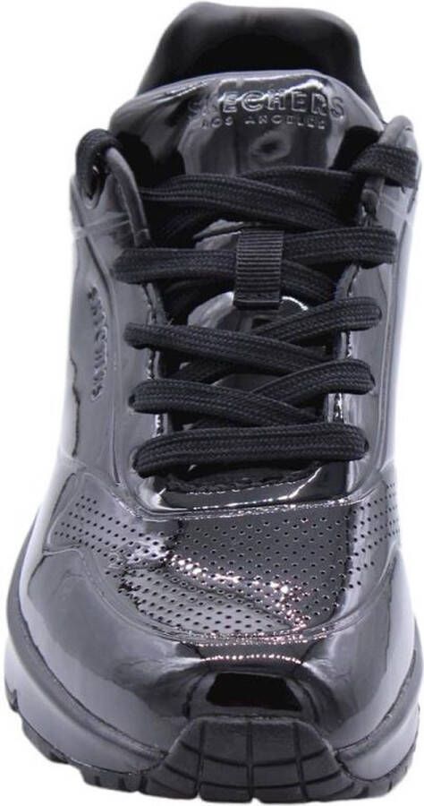 Skechers Uno Shiny One Dames Sneakers Zwart