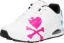 Skechers Uno chunky sneakers wit Meisjes Imitatieleer Effen 37 - Thumbnail 10