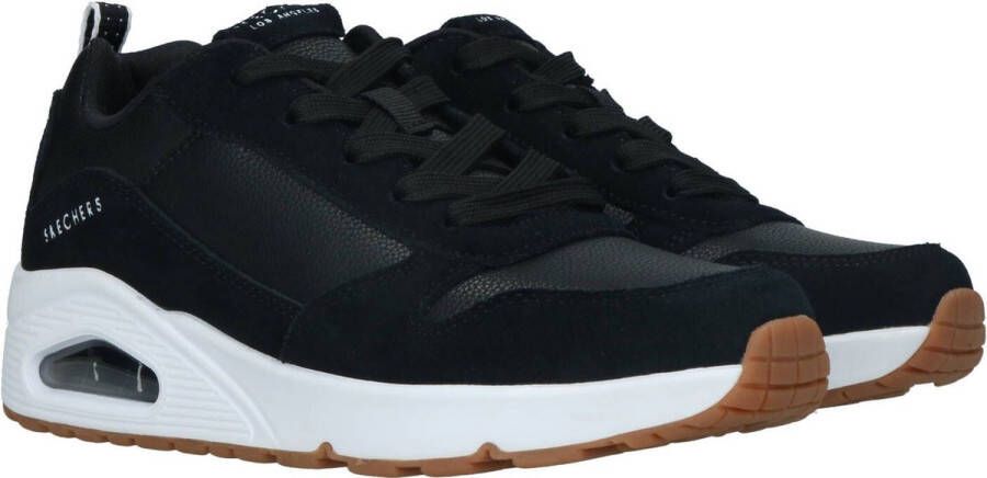 Skechers Uno sneakers zwart Suede Heren