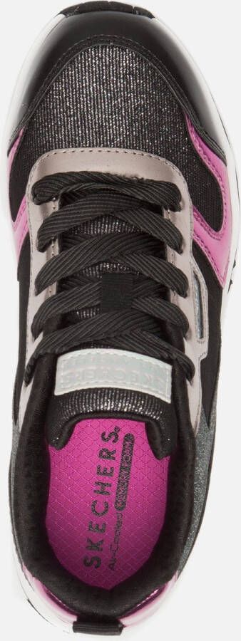 Skechers Uno sneakers zwart Textiel 42201 Dames