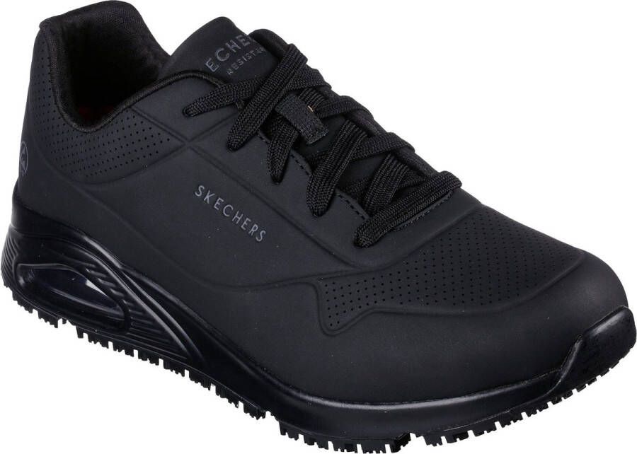 Skechers Work Relaxed Fit Uno Slipresistant Sutal sneaker Black Heren - Foto 6