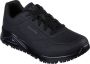 Skechers Work Relaxed Fit Uno Slipresistant Sutal sneaker Black Heren - Thumbnail 6