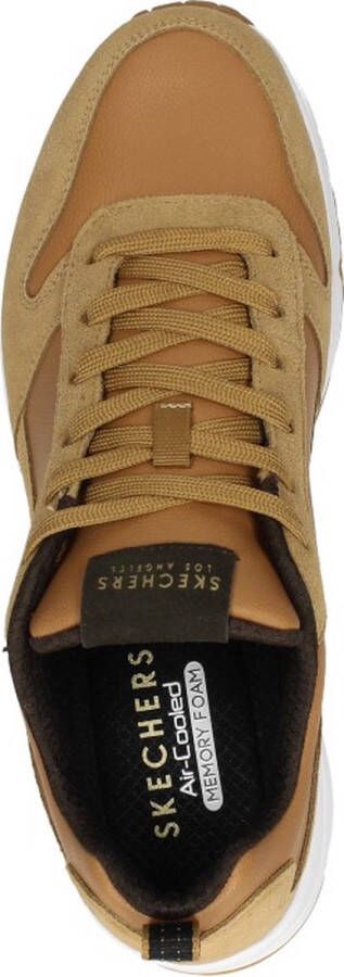 Skechers Uno Stacre Heren Sneakers Bruin