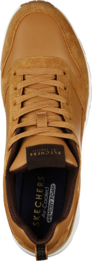 Skechers Uno Stacre Heren Sneakers Bruin