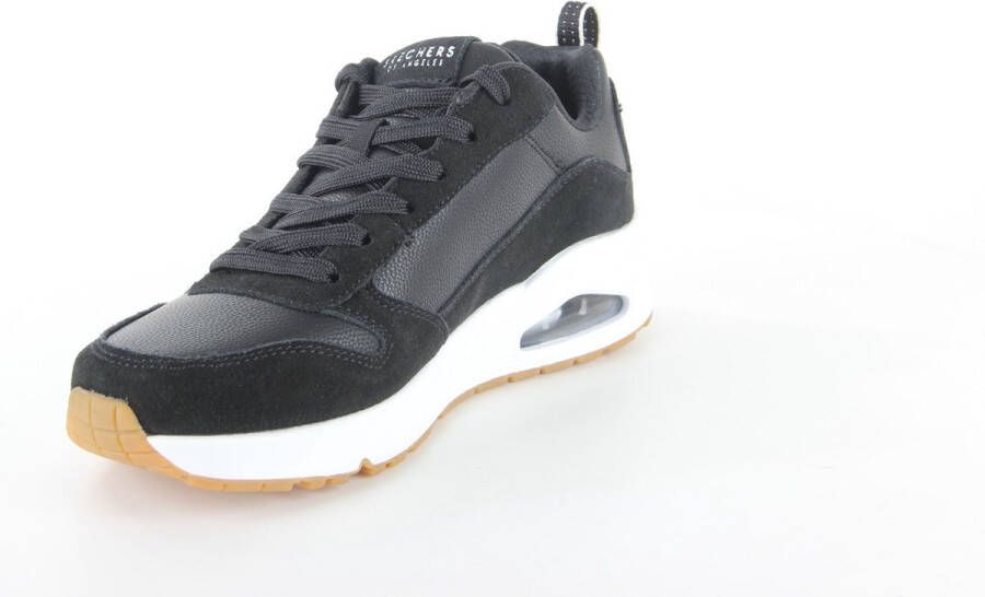 Skechers Uno Stacre Heren Sneakers Zwart