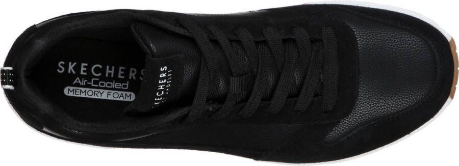 Skechers Uno Stacre Heren Sneakers Zwart